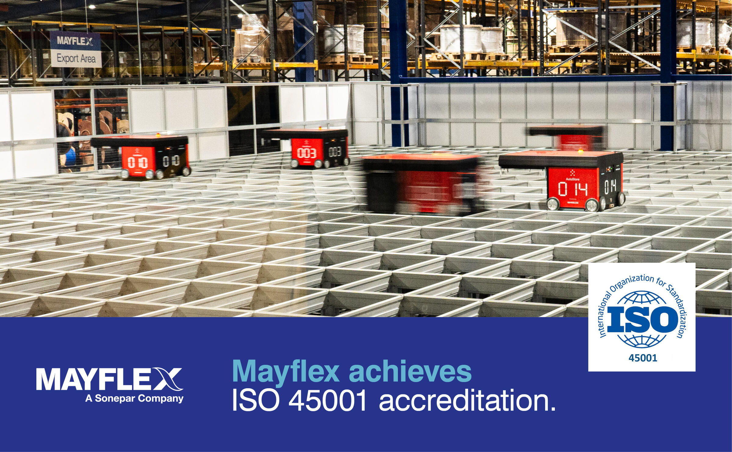 Mayflex Achieve ISO 45001